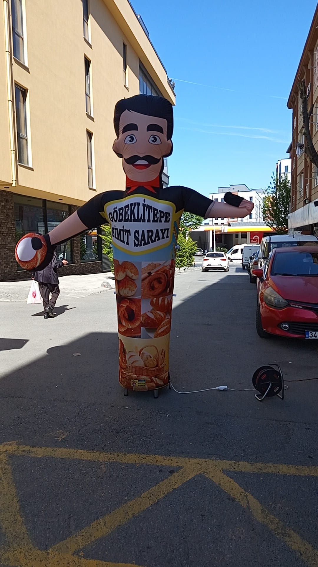 Simitçi Maskotu Simit Sarayı Gelgel Balonu